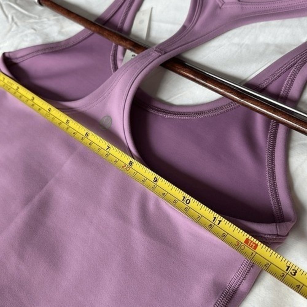 LULULEMON Cool Racerback tank Everlux jubilee Purple Lilac NWT SIZE 4 - Picture 6 of 6